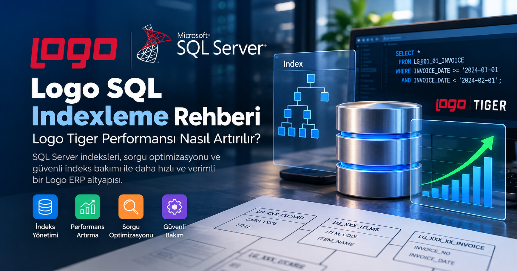 Logo SQL Indexleme Rehberi: Logo Tiger Performansı Nasıl Artırılır?